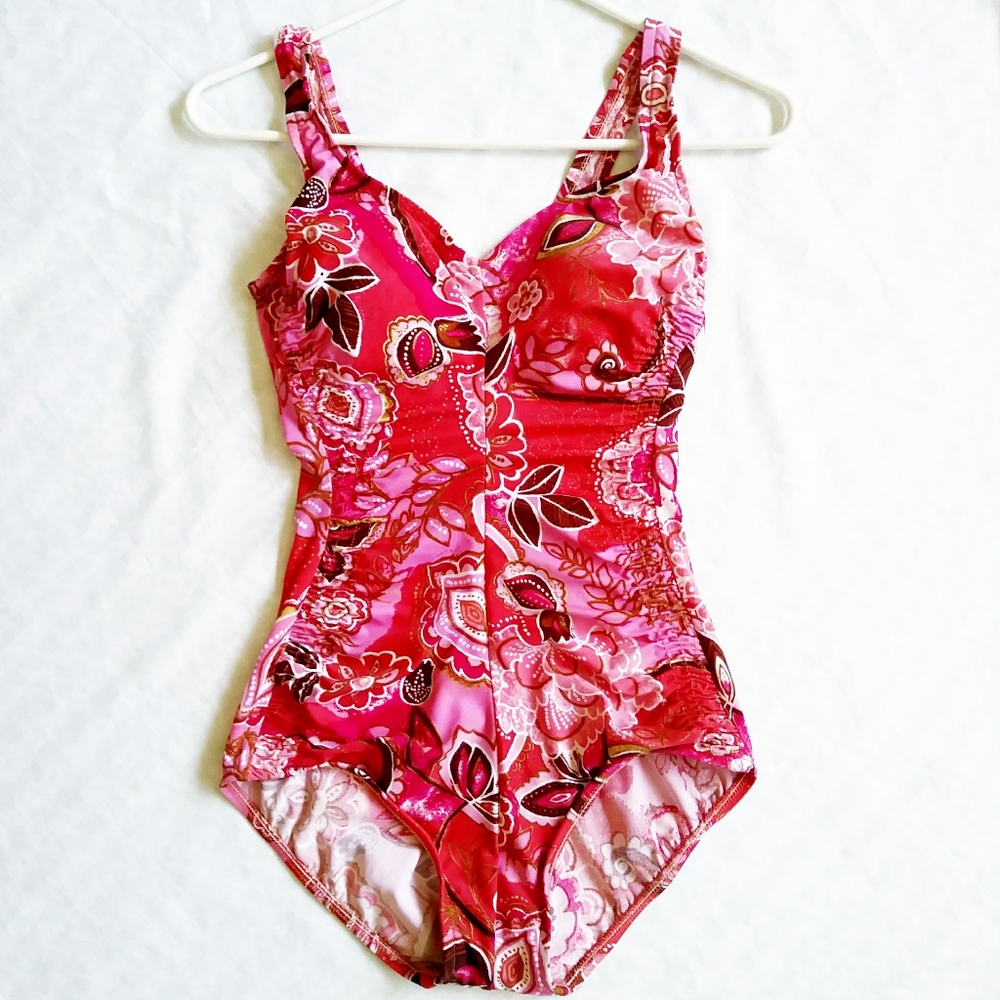 Tropical Escape Floral One piece Swimsuit